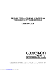 Cabletron Systems TRXI-24 User Manual