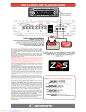 Cadence ZRS C4 Quick Installation Manual