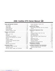 Cadillac 2006 DTS Owner's Manual