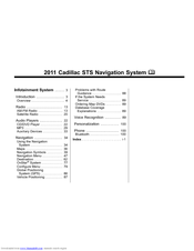 Cadillac GPS Receiver User Manual