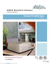 Cal Spas Genesis Portable Spa Owner's Manual