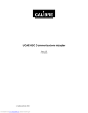 Calibre UCA93 Owner's Manual