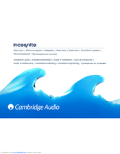 Cambridge Audio Multi-room speaker system Installation Manual