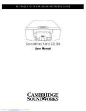 cambridge soundworks radio cd 740