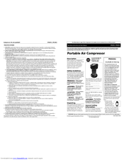 Campbell Hausfeld FP2051 Operating Instructions And Parts Manual