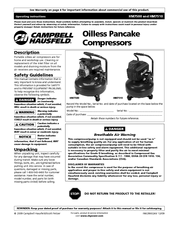 Campbell Hausfeld HM7510 Operating Instructions Manual