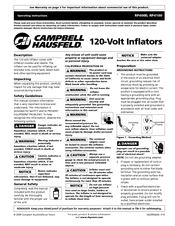 Campbell Hausfeld IN239502AV Operating Instructions Manual