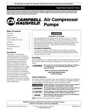 Campbell Hausfeld VT4700 Operating Instructions Manual