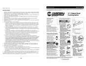 Campbell Hausfeld NS319500 Operating Instructions Manual