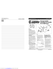 Campbell Hausfeld CW301400AJ Additional Operating Instructions