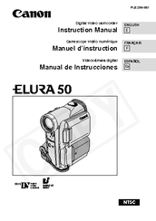 Canon ELURA 50 Instruction Manual