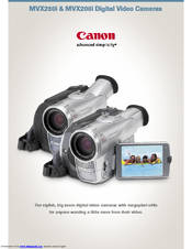 Canon MV MVX250i Brochure & Specs