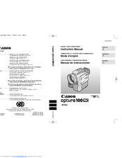 Canon Optura 100 MC Instruction Manual