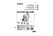 Canon Optura 400 Instruction Manual