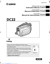 Canon PICTBRIDGE DC22 Instruction Manual