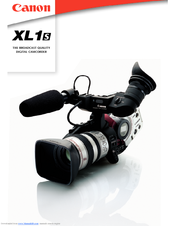 Canon XL1 XL1 S Brochure & Specs