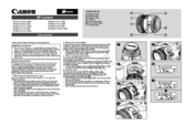 Canon EF14mm f/2.8L II USM Instructions