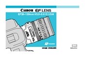 Canon EF28-135mm f/3.5-5.6 IS USM Instruction
