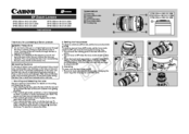 Canon EF55-200mm f/4.5-5.6 II USM Instructions