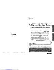 Canon D I G I T A L C A M E R A CDI-E019-010 Software Starter Manual