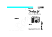 Canon 9685A001AA - PowerShot G6 Digital Camera User Manual