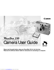 Canon C831002 - PowerShot S20 3.2MP Digital Camera User Manual