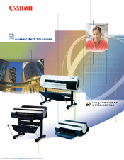 Canon imagePROGRAF iPF700 with Colortrac Scanning System Brochure