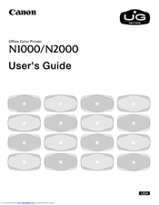 Canon N2000 - N 2000 Color Inkjet Printer User Manual