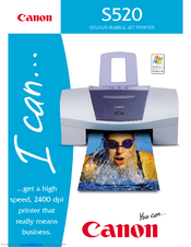 Canon S520 Brochure & Specs