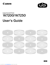 Canon imagePROGRAF W7200 User Manual