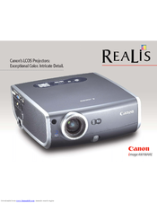 Canon Projectors Brochure & Specs