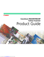 Canon CanoScan FB 320P Product Manual