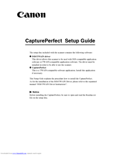 Canon Scanner User Manual
