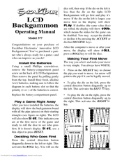 Excalibur 377 Operating Manual