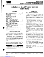 Carrier 50HJ024 Installation And Service Manual