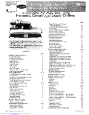 Carrier 19DG Start Up & Operation Manual