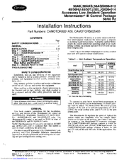 Carrier 38AKS Installation Instructions Manual