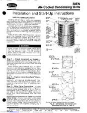 Carrier 38EN Installation And Start-Up Instructions Manual