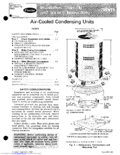 Carrier 38VH Installation, Start-Up And Service Instructions Manual