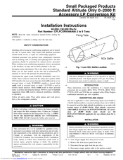 Carrier CPLPCONV006A00 Installation Instructions Manual