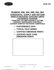 Carrier 50JB054 User Manual