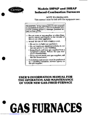 Carrier 58PAP User's Information Manual