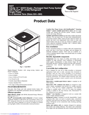 Carrier Infinity 50XT030 Product Data