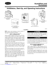Carrier HUMCCLBP2018-A Series Installation, Start-Up, And Operating Instructions Manual