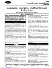 Carrier 19XB04520207 Installation & Operating Instructions Manual