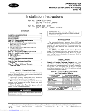Carrier ECOLOGIC 30GXN Installation Instructions Manual