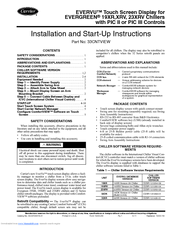 Carrier EVERVU 33CNTVIEW Installation And Start-Up Instructions Manual