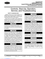 Carrier AQUASNAP MPW015-045 Operation And Service Manual