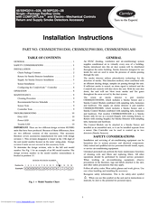 Carrier CRSMKSUP001B00 Installation Instructions Manual