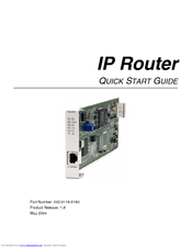 Carrier Access 002-0118-0180 Quick Start Manual